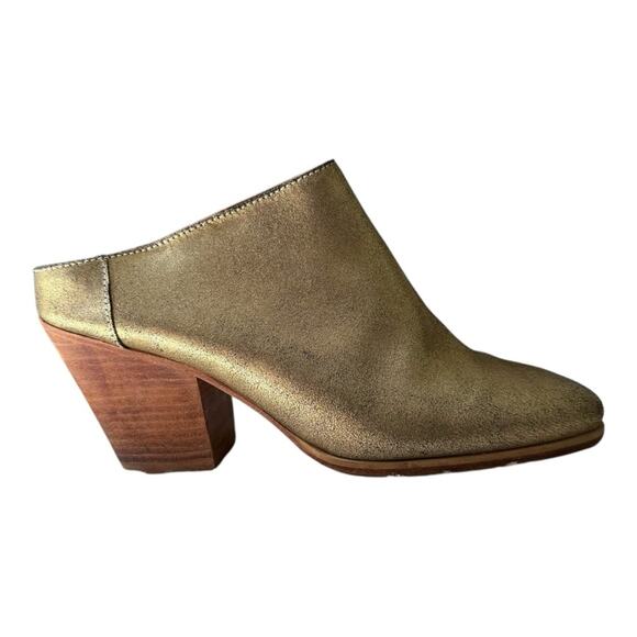 Rachel Comey Mars Mules in Gold Size 7.5 - Picture 1 of 6